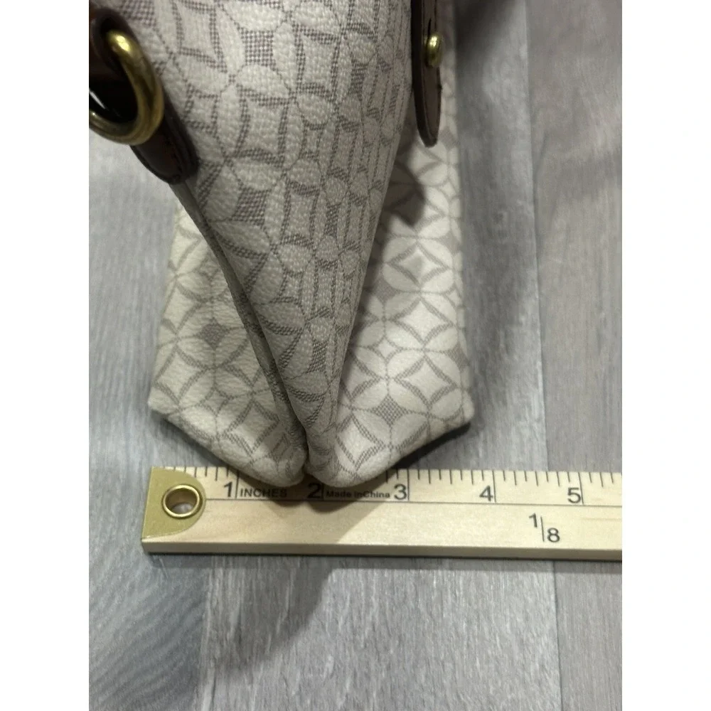Fossil Sydney Bone Women's Small Beige Brown Tote Purse (NO CROSSBODY STRAP)